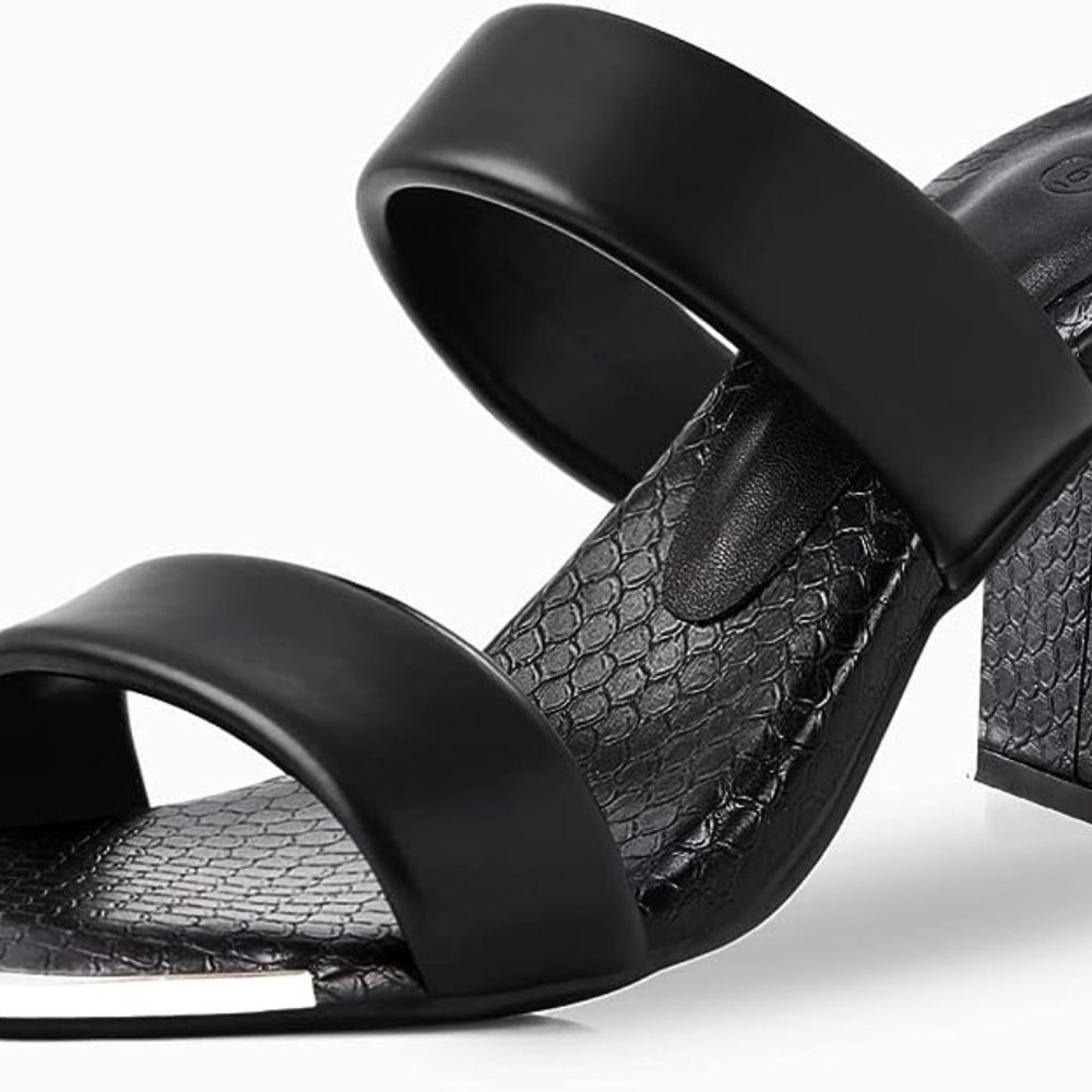 Open Toe Block Heel - Picture 3 of 5